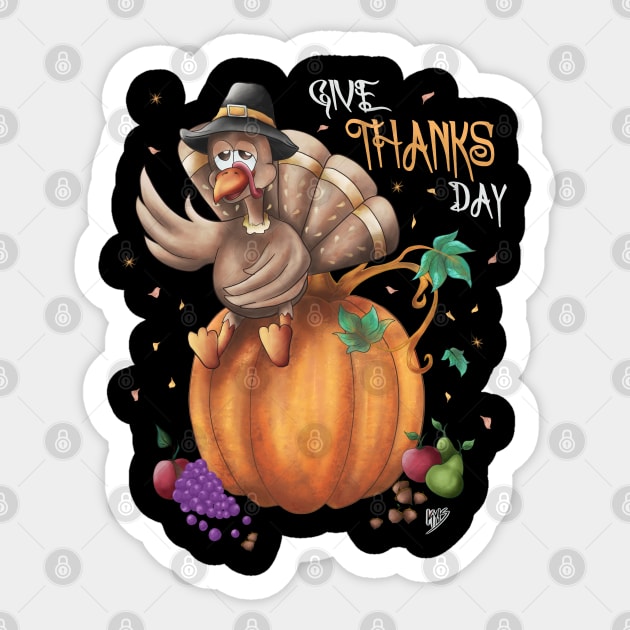 Happy Thanksgiving Sticker by KyasSan